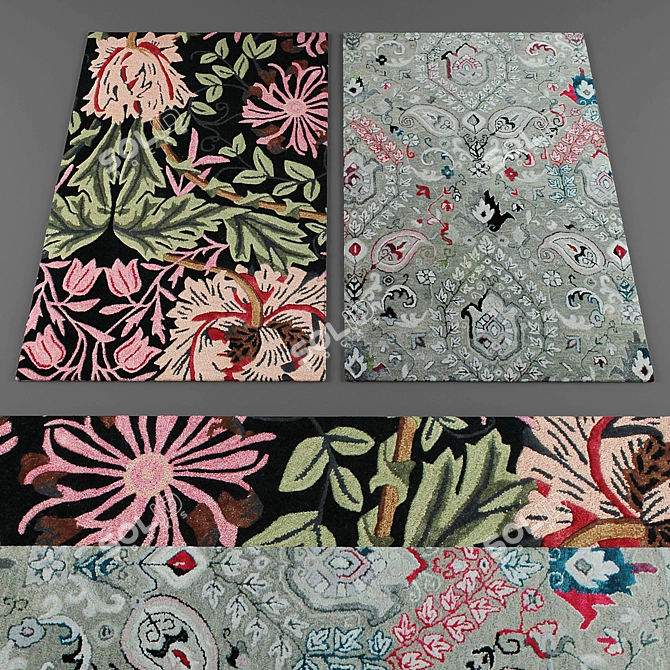 Luxmi Rugs Collection: Unrivalled Elegance 3D model image 3