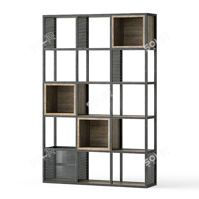 Urban Loft Shelf 3D model image 1