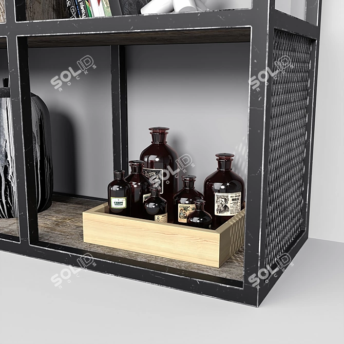 Urban Loft Shelf 3D model image 6