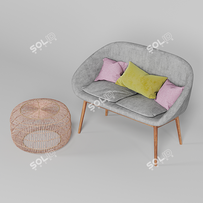 La Redoute Jimi: Sleek Modern Design 3D model image 4