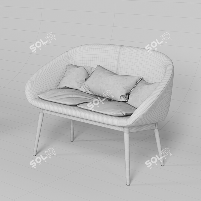 La Redoute Jimi: Sleek Modern Design 3D model image 9