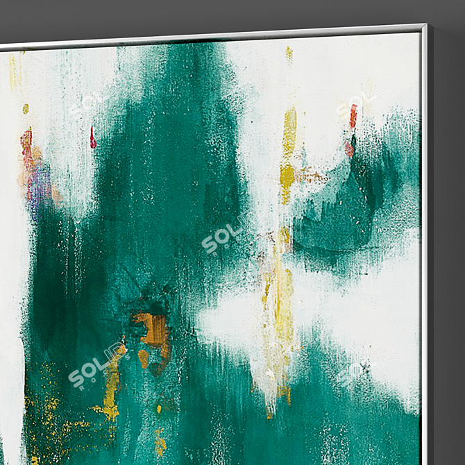 Texture Frames Collection: 1 Frame, 1000x1000mm, UV Unwrapped, 2000x2000px 3D model image 2