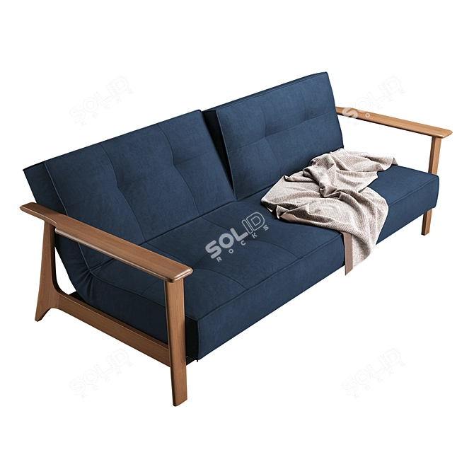 Versatile Splitback Frej Sofa 3D model image 2