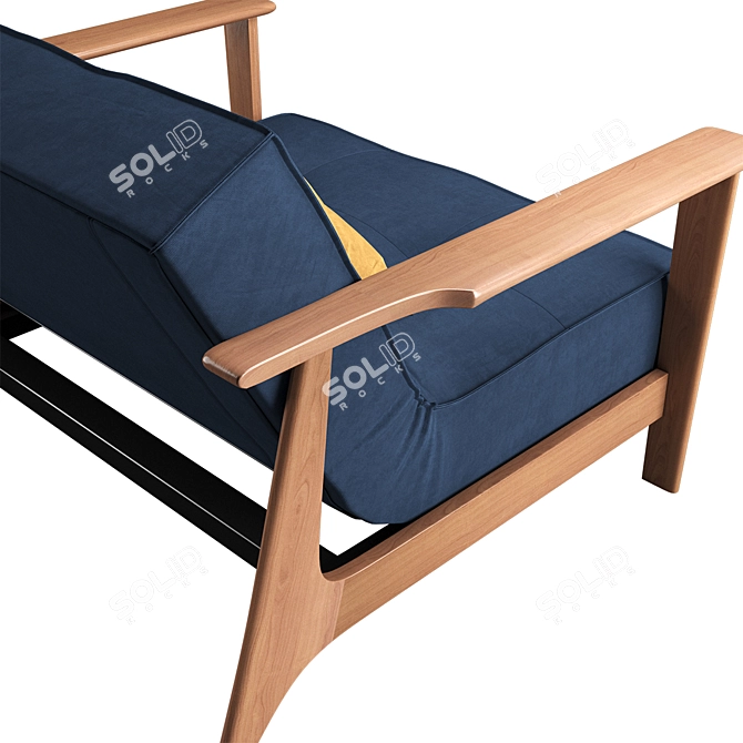 Versatile SPLITBACK FREJ Armchair 3D model image 4