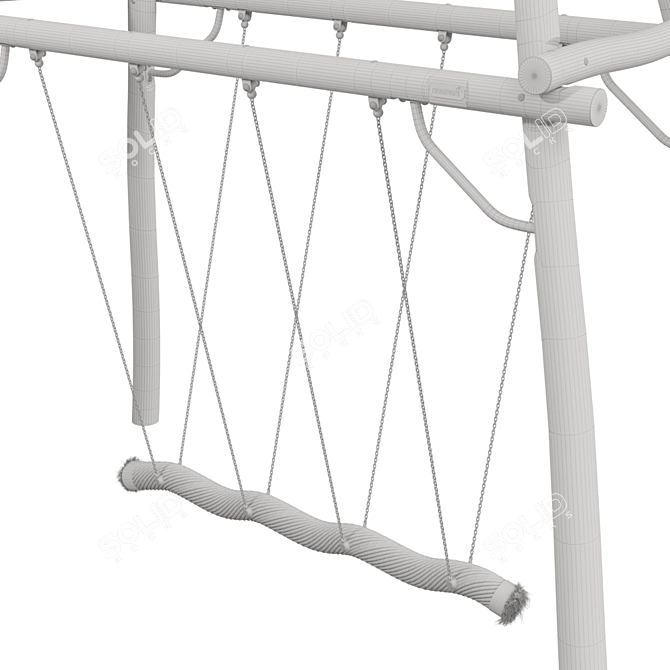 Kompan Cocowave Pendulum Swing 3D model image 3