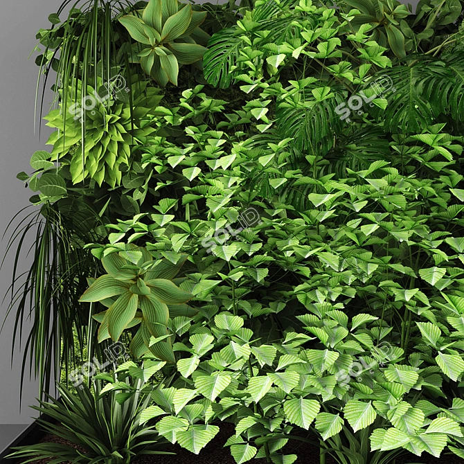 EcoVert Vertical Garden Kit 3D model image 2