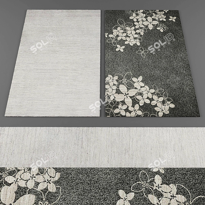 Luxury Rug Collection: Nourison 053 3D model image 1