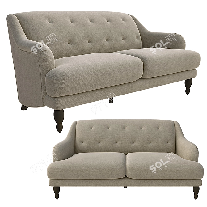  Ariana Modern Sofa  3D model image 1