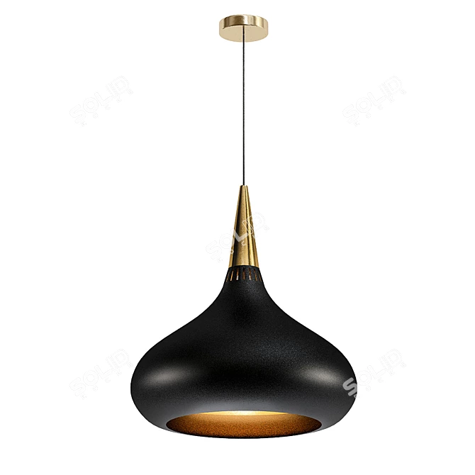 Modern Hammerborg Suspension Lamp 3D model image 1