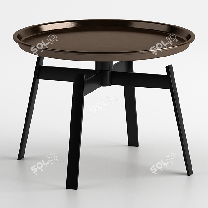 Sleek Husk Coffee Table: B&B Italia 3D model image 1