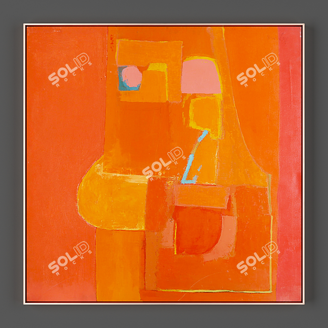 Modern Art Frames Collection 3D model image 1