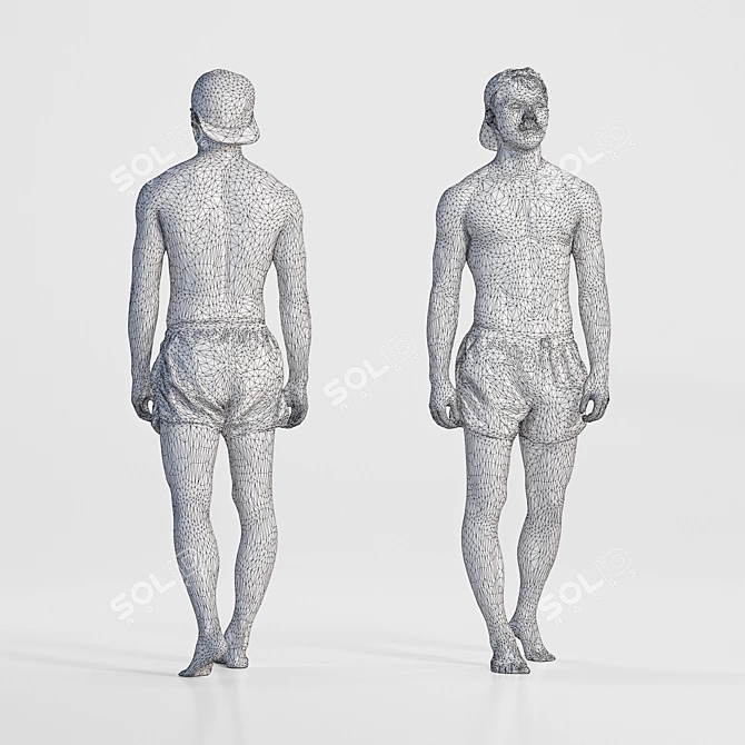 Ultra-Realistic 3D Character Model 3D model image 4