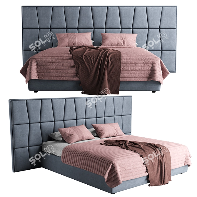 Bona Bed - King Size delight 3D model image 1