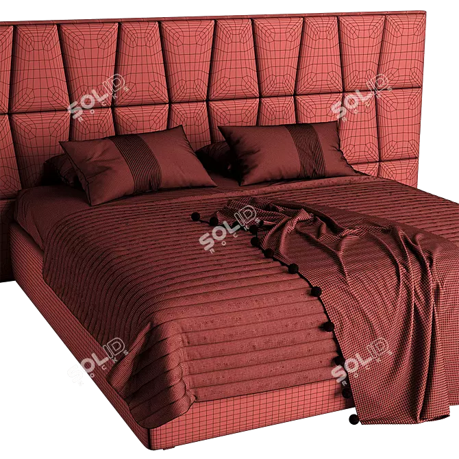 Bona Bed - King Size delight 3D model image 5