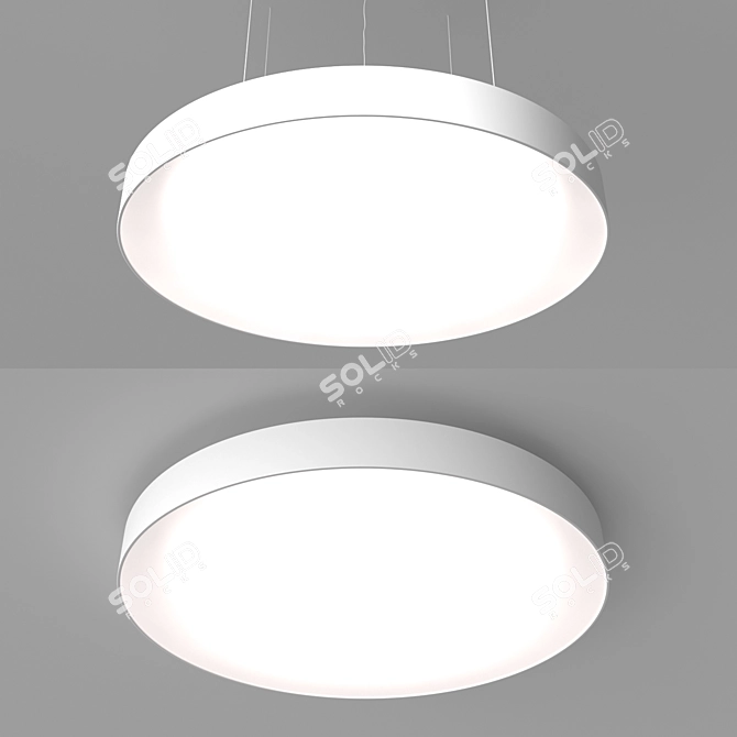 Delta Light SUPERNOVA FLAT Pendant 3D model image 1