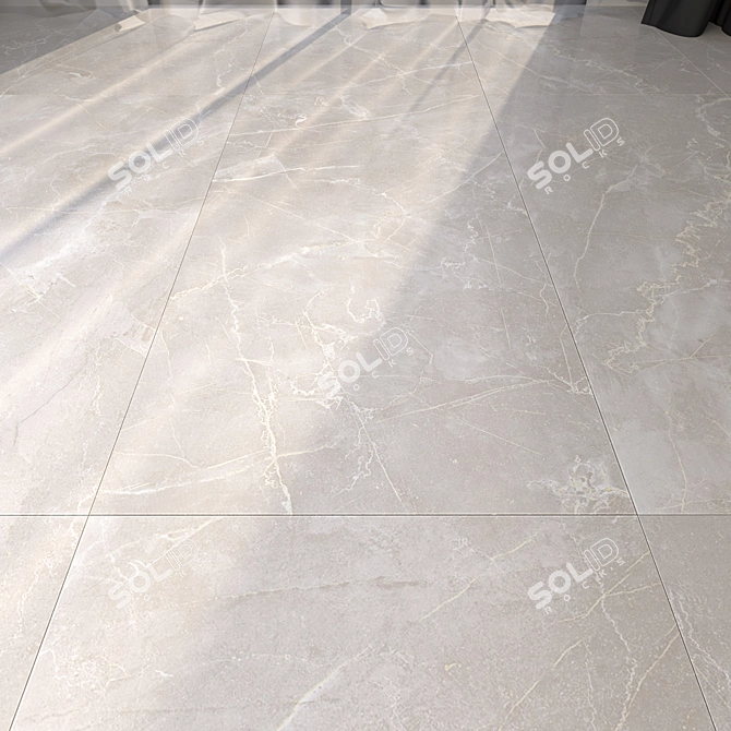 Maison Bone Marble Floor: Elegant Multi-textured Design 3D model image 1