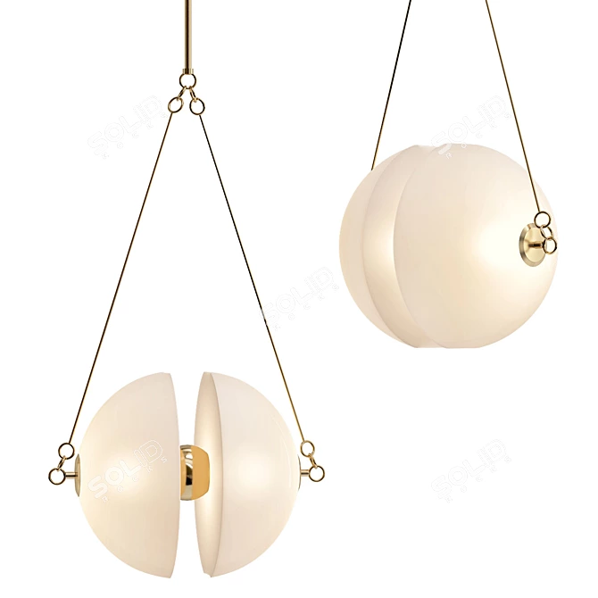 Modern Core Design Lamp 3D model image 1