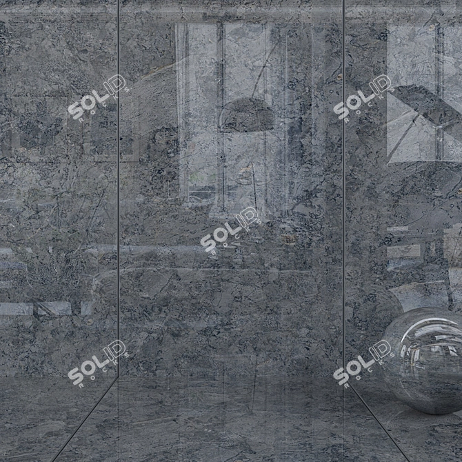 Anthracite Moonstone Wall Tiles - Multi-Texture, HD Textured, 3D Max, Corona/Vray 3D model image 1