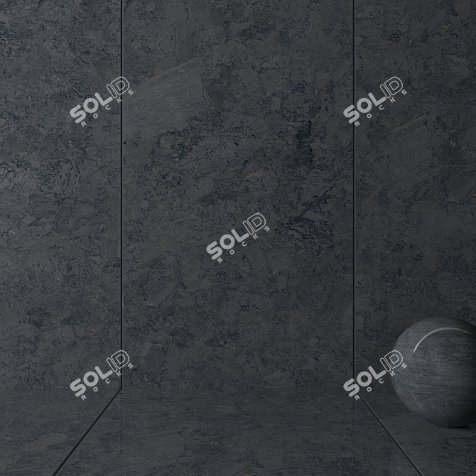 Anthracite Moonstone Wall Tiles - Multi-Texture, HD Textured, 3D Max, Corona/Vray 3D model image 2