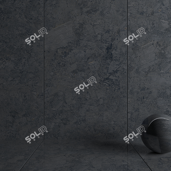 Anthracite Moonstone Wall Tiles - Multi-Texture, HD Textured, 3D Max, Corona/Vray 3D model image 3