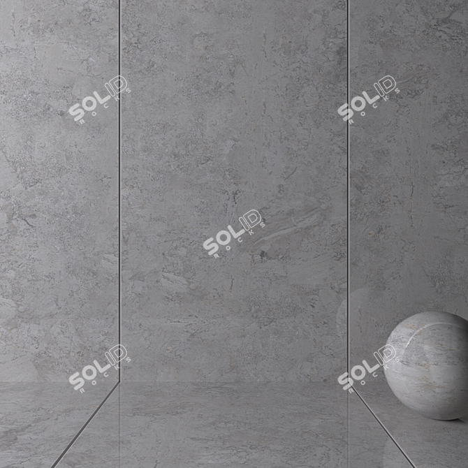 Moonstone Sand Wall Tiles - High-Quality Multi-Texture Design 3D model image 2