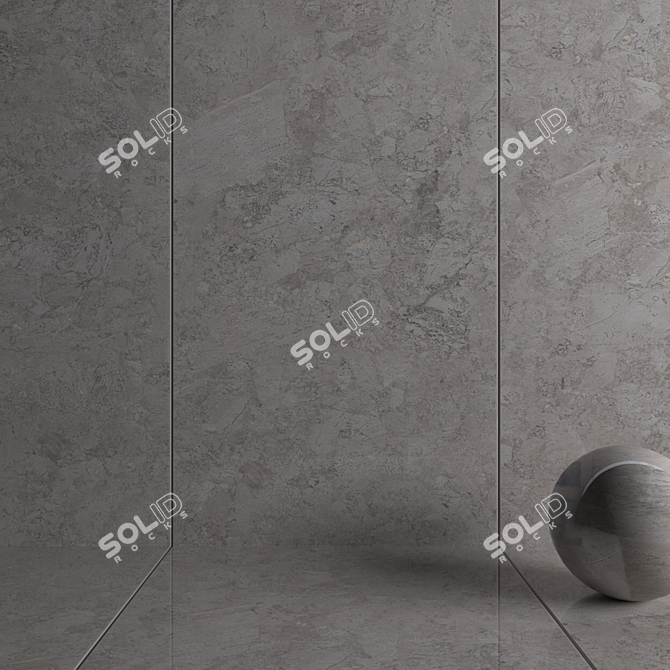 Moonstone Vizon Wall Tiles: Multi-Texture, High-Quality, 6 HD Textures 3D model image 3