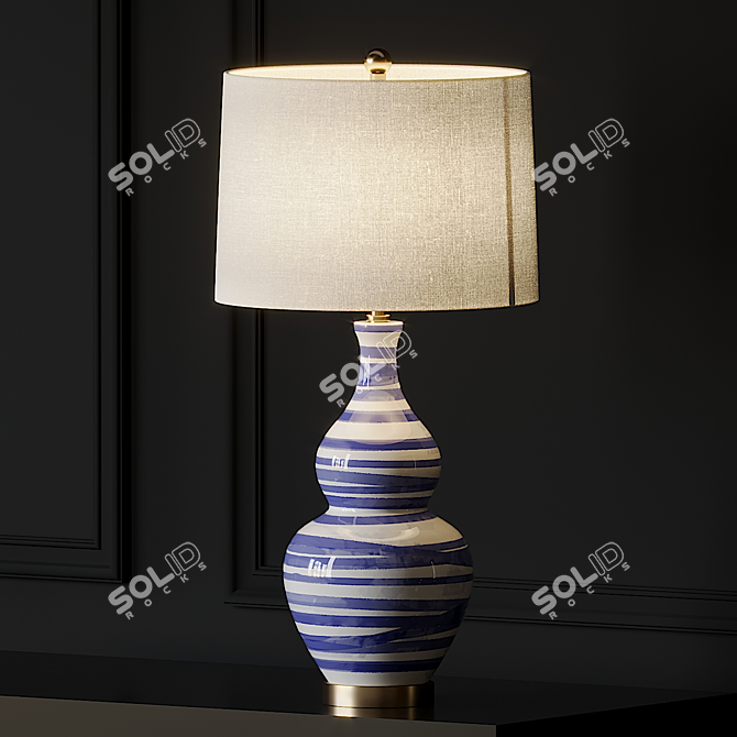 Pecoraro 31" Table Lamp 3D model image 1