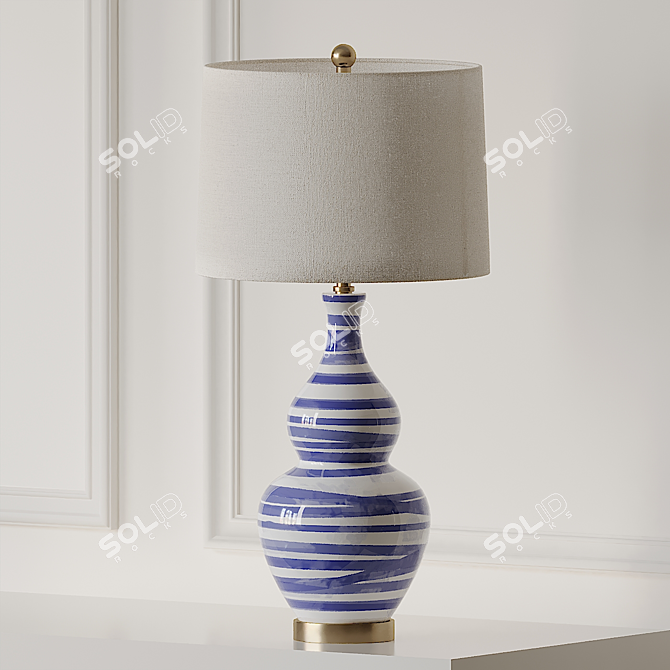 Pecoraro 31" Table Lamp 3D model image 2