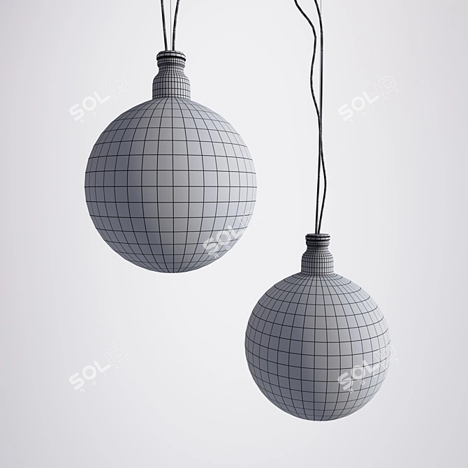 Bulbo 200mm Pendant Lamp 3D model image 3