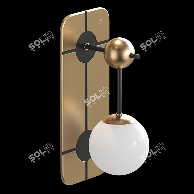 Title: Minimalist Knock Lamp 3D model image 1