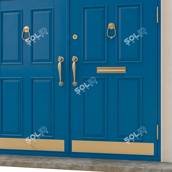 Classic 3D Max Door: 1800mm x 2000mm 3D model image 2