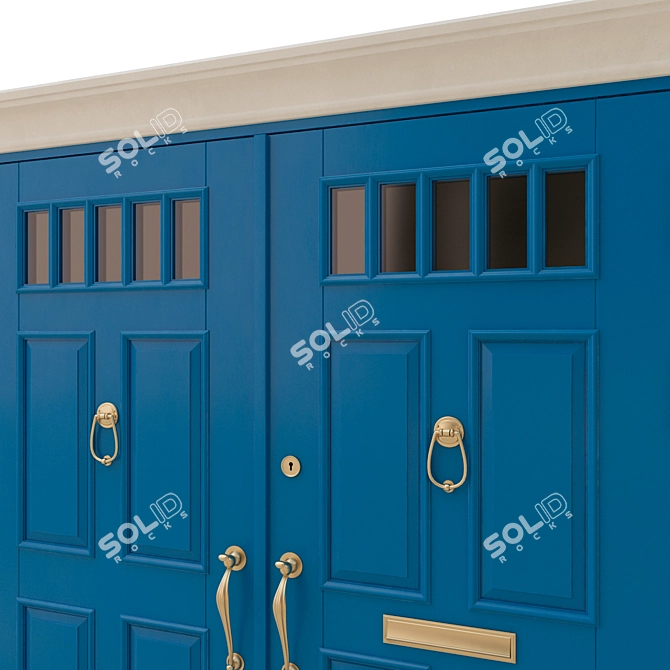 Classic 3D Max Door: 1800mm x 2000mm 3D model image 3