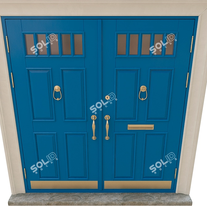 Classic 3D Max Door: 1800mm x 2000mm 3D model image 4