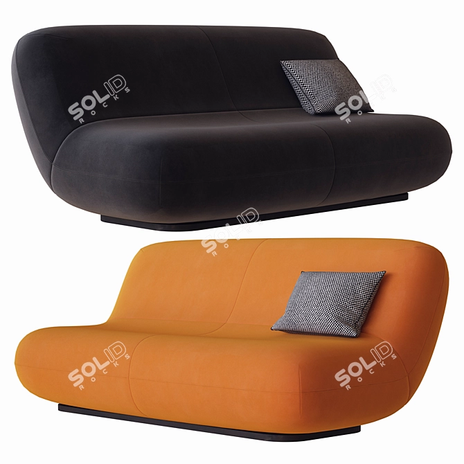 Modern Chelsea Sofa: BoConcept 3D model image 1