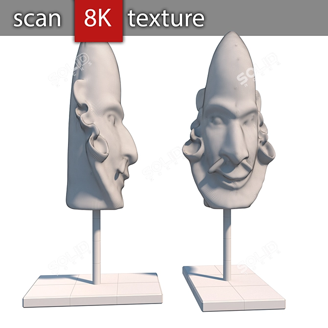Highly Detailed 3D Figurine 3D model image 4