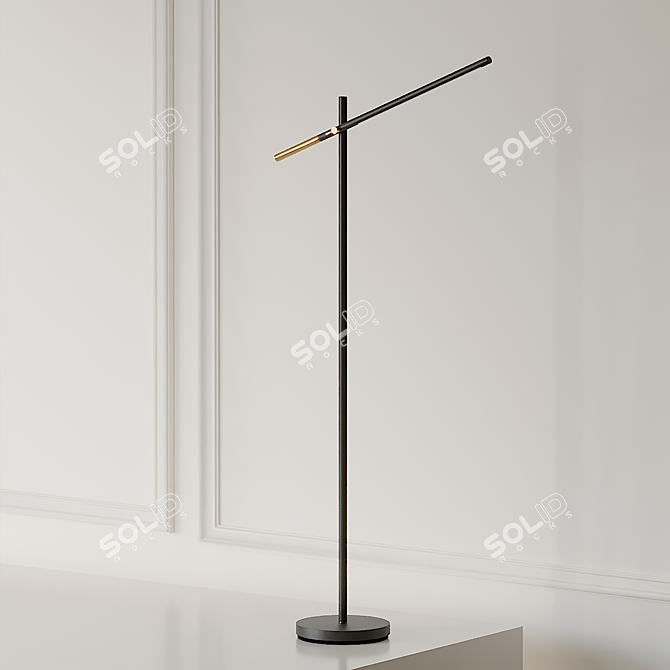 Modern LUMO Floor Lamp 3D model image 1