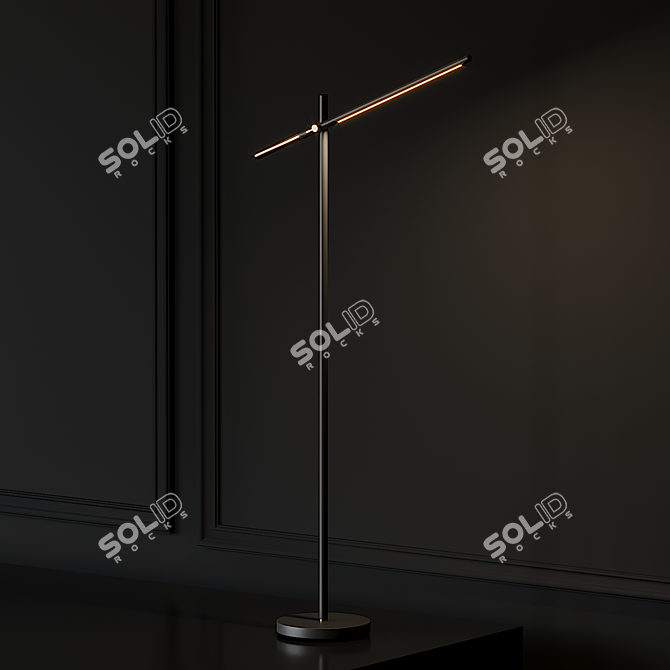 Modern LUMO Floor Lamp 3D model image 2