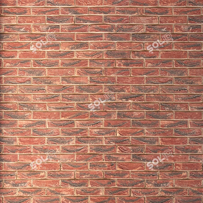 Seamless High Detail Brick 3D model image 4