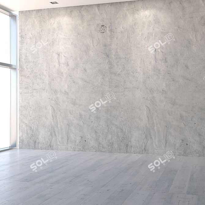 Title: Aged Plaster Texture - High Resolution 3D model image 5
