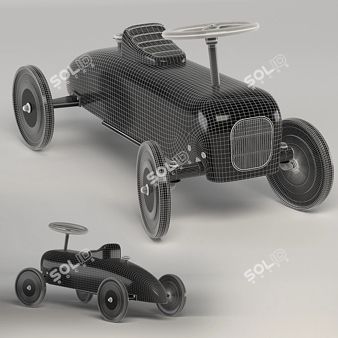 Vilac Classic Ride On Car 3D model image 3