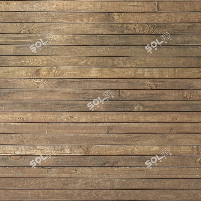 Title: High-Resolution Wood Lining 3D model image 3