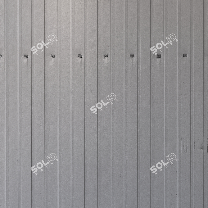 High-Resolution Metal Wall Texture 3D model image 3