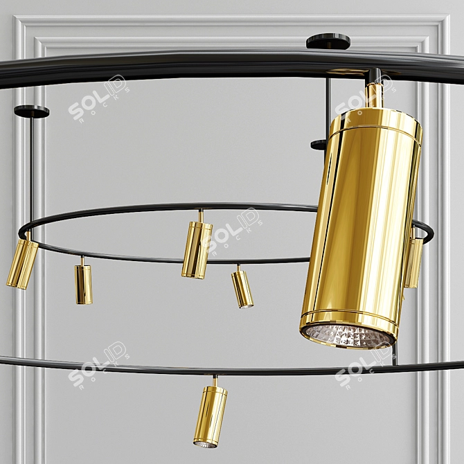 Spot-a-Circular: Retro-inspired Contemporary Design 3D model image 1