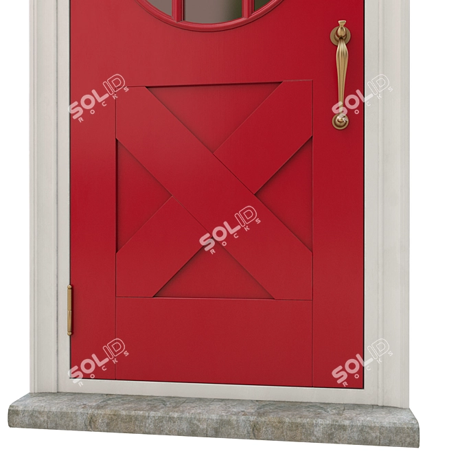 Modern 3D Max Door 3D model image 3