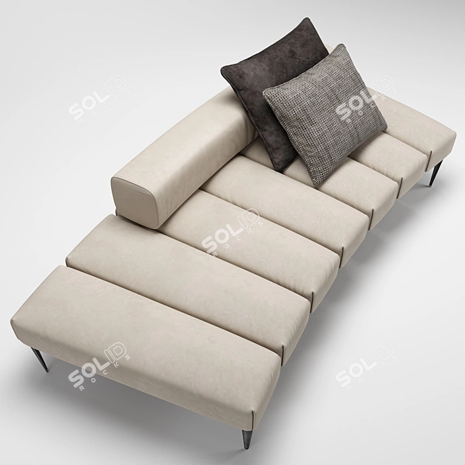 Luxury Henge Vertigo Sofa 3D model image 1