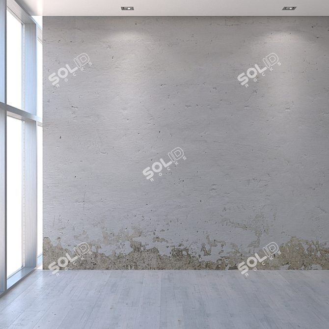 Seamless Stucco Texture: High Resolution & Detail 3D model image 5