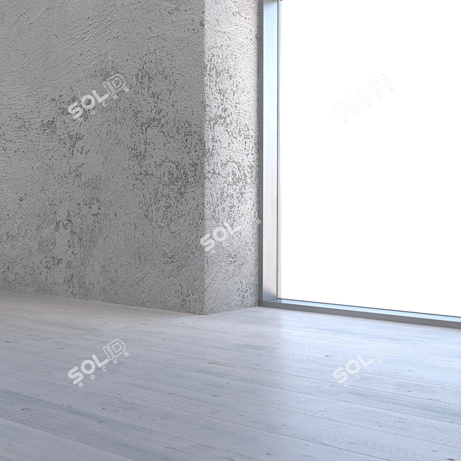 Seamless High-Resolution Stucco Texture 3D model image 3