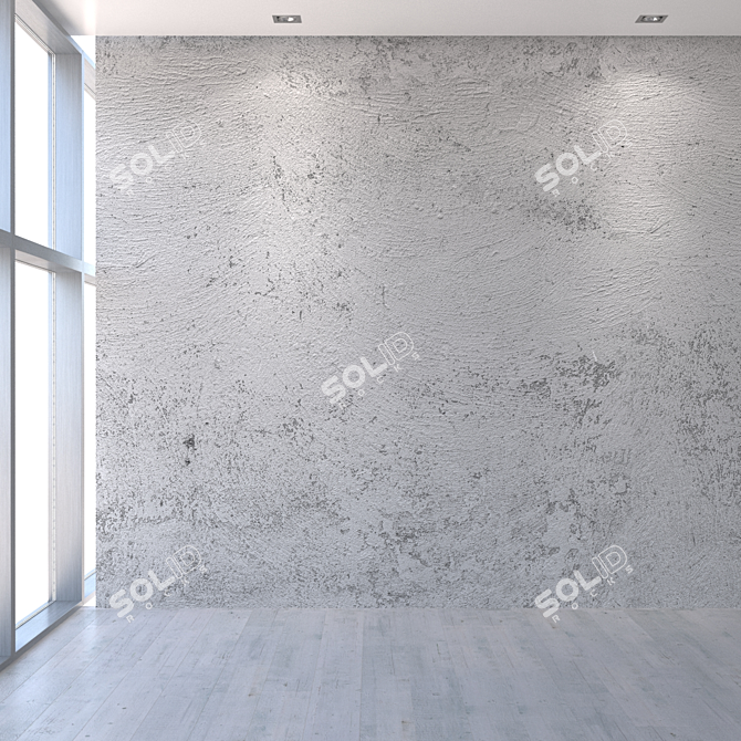 Seamless High-Resolution Stucco Texture 3D model image 5