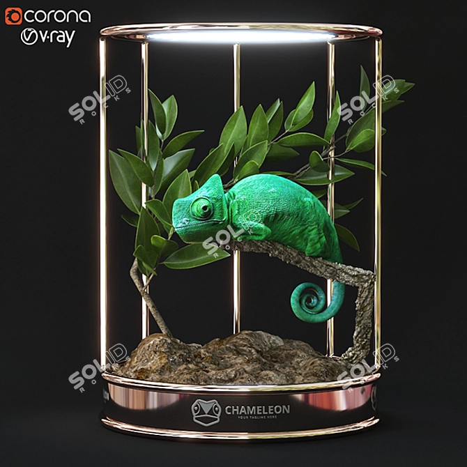 Elegant Decor Set 3D model image 1