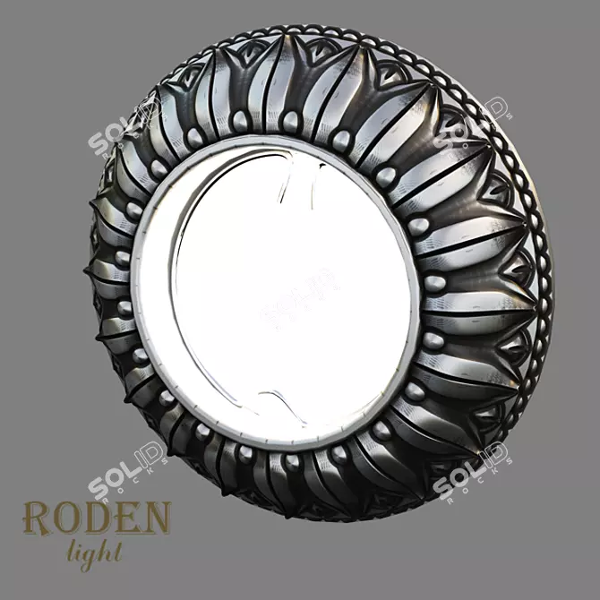 RODEN-light RD-001: Stylish Recessed Gypsum Lamp 3D model image 3
